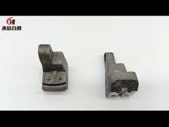 Parte traseira do ferro que carrega o bloco para peças sobresselentes circulares do tear